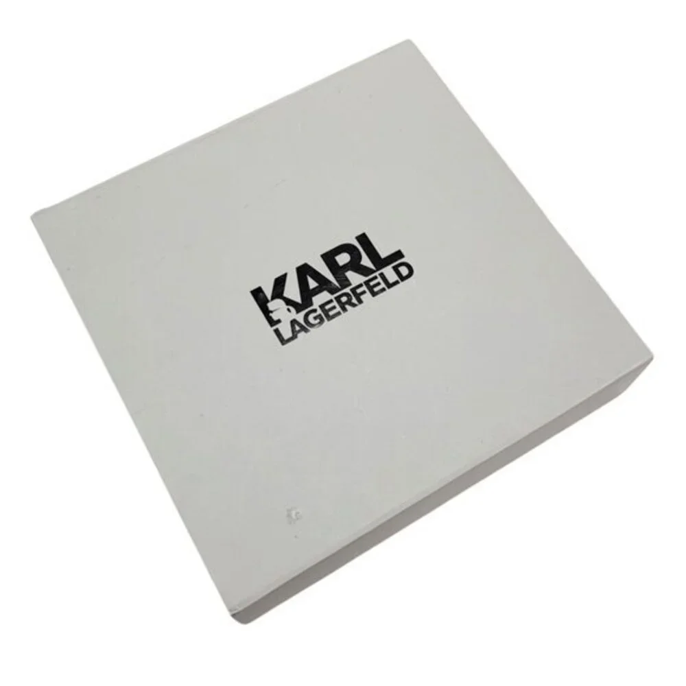 Karl Lagerfeld Signature White Decorative Storage Gift Box Ikonik Design Thank Y